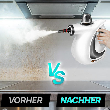 Red Hut Dampfreiniger – Hoher Dampfdruck, Chemikalienfrei, Für Polster & Haustiere